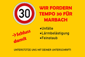 Bild der Petition Tempo 30 für die Ortsdurchfahrt VS-Marbach