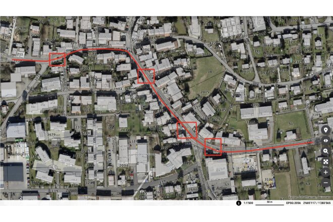Petitsiooni pilt Tempo 30 in der Kernzone Beringen Unterdorfstrasse / Schaffhauserstrasse