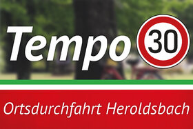 Bild der Petition: Tempo 30 Ortsdurchfahrt Heroldsbach