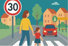 Bild der Petition: Tempo 30 und sicherer Fußgängerüberweg für die Hauptstraße in Tiefenbach!