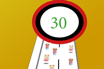 Bild der Petition Tempo 30 zum Schutz unserer Kinder.
