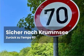 Bild der Petition: Tempo 50 für die Rövkampallee: Mehr Sicherheit zwischen Malente und Krummsee
