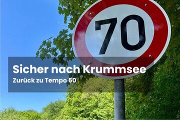 Bild der Petition Tempo 50 für die Rövkampallee: Mehr Sicherheit zwischen Malente und Krummsee