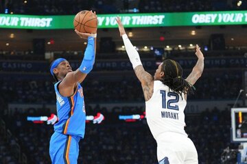 Imagen de la petición Thunder Roll Past Grizzlies 118-99
