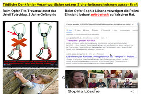 Bilde av begjæringen:Tödlichen Denkfehler/"Sicherheitshinweis" aus Mordfall Sophia Lösche stoppen, Täter vor Gericht.