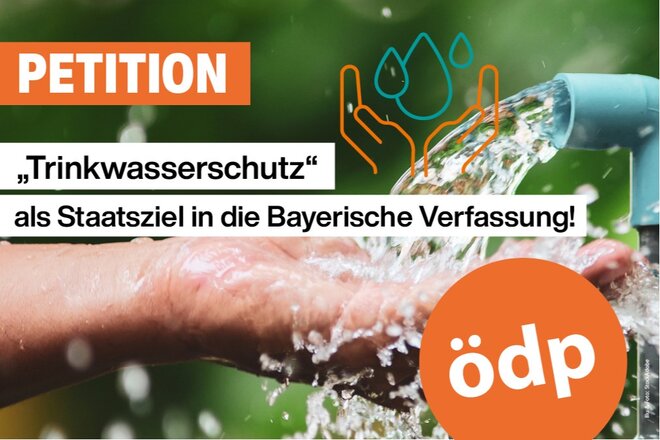 Afbeelding van de petitie „Trinkwasserschutz“ als Staatsziel in die Verfassung!