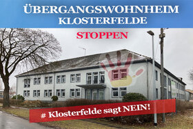 Slika peticije:Übergangswohnheim Klosterfelde stoppen