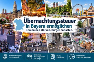 Obraz petycji Übernachtungssteuer in Bayern ermöglichen – Kommunen stärken, Bürger entlasten!