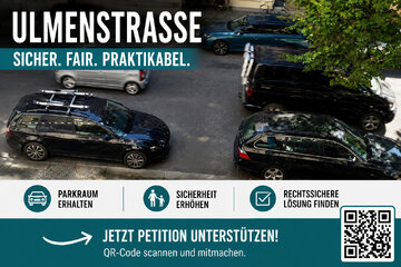 Image of the petition Ulmenstraße: Parkraum erhalten – Verkehrssicherheit gewährleisten