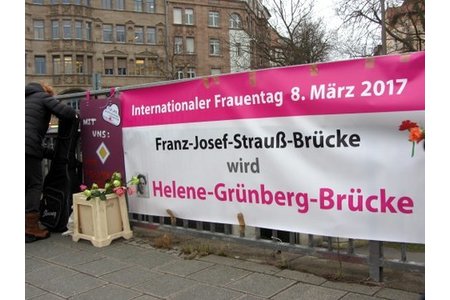 Petīcijas attēls:Umbenennung der Franz-Josef-Strauß-Brücke in Nürnberg in Helene-Grünberg-Brücke