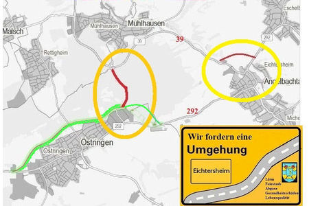 Bild der Petition: Umgehungsstraße für Angelbachtal OT Eichtersheim