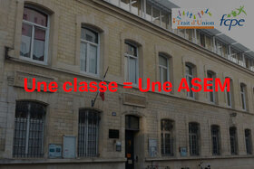 Foto della petizione:Une ASEM supplémentaire pour l’école maternelle Nordmann