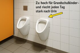 Petitsiooni pilt: Unerträglicher Uringeruch in Schul-Toiletten Sternberg Grundschule – sofortige Sanierung gefordert