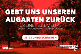 Slika peticije:Unser Augarten – für Feste-Vielfalt und gegen Konsumzwang und Eventpolitik