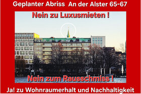 Bild der Petition: Unsere Häuser in Hamburg Mitte sollen abgerissen werden !  Bewahren Sie uns vor dem Rausschmiss !