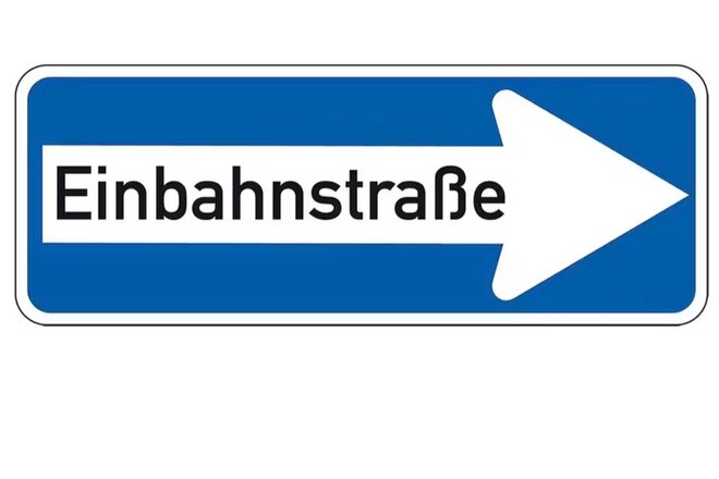 Bild der Petition Unsere Straße zur Einbahnstraße machen