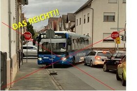 Bild der Petition: Verbannung des Busverkehrs aus der Heinrich- und Gartenstr./ Bahnstr. wieder beidseitig befahrbar.