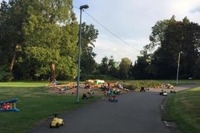 Φωτογραφία της αναφοράς:Verbesserung des Spielbereichs im Gustavsgarten in Bad Homburg