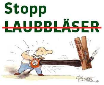 Obrázok petície:Verbot von Laubbläser