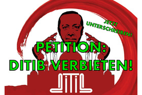 Kép a petícióról:Vereinsverbot für DITIB - Überwachung durch den Verfassungsschutz