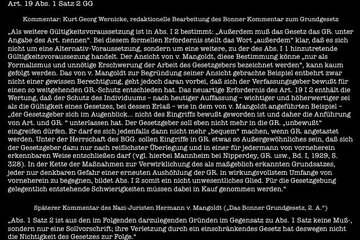 Bild der Petition Verfassungsstatik wiederherstellen: Pflicht zur Einhaltung des Zitiergebots (Art. 19 Abs. 1 S. 2 GG)