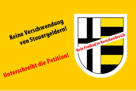 Poza petiției:Verhindert den Bau eines teuren Freibads!
