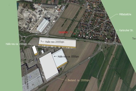 Снимка на петицията:Verhinderung eines monströsen Logistikzentrums in Waghäusel in unmittelbarer Nähe zum Wohngebiet