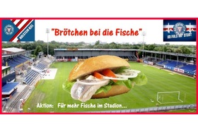 Φωτογραφία της αναφοράς:Verkauf von Fischbrötchen bei Heimspielen von Holstein Kiel