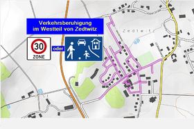 Bild der Petition: Verkehrsberuhigung in Zedtwitz (Forststraße / gesamter Westbereich)