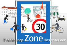 Bild på petitionen:Verkehrslösung für ein sicheres Ortszentrum Haselstauden