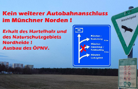 Foto e peticionit:Verkehrsplanung Münchner Norden – Kein weiterer A99-Anschluss