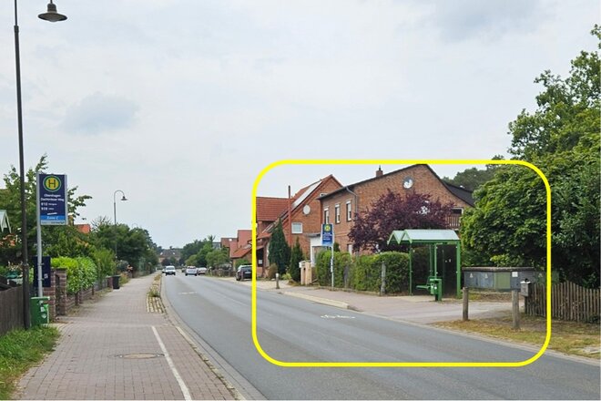 Bild av namninsamlingen Verkehrssicherheit an der Bushaltestelle „Dachtmisser Weg“ in Obershagen