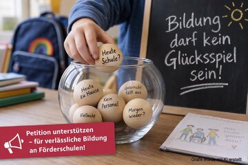 Bild der Petition Verlässlicher Schulbesuch für Kinder an Förderschulen