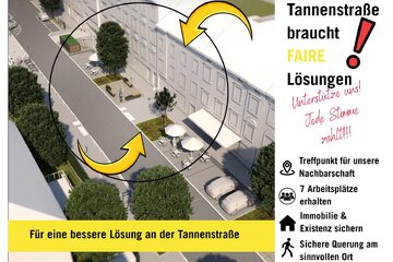 Image of the petition Verlagerung der Querungsstelle Tannenstraße – Schutz eines bestehenden Gastronomiestandorts und Sich