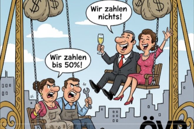 Image of the petition Vermögensteuer für Österreich jetzt!