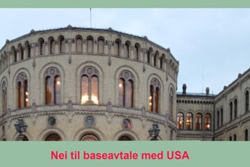 Petitsiooni pilt Vi krever: Si opp baseavtalen med USA!