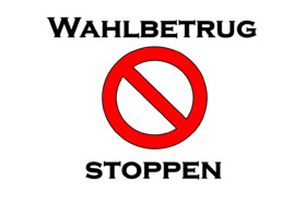 Kép a petícióról:Wahlbetrug in Deutschland und Europa stoppen !