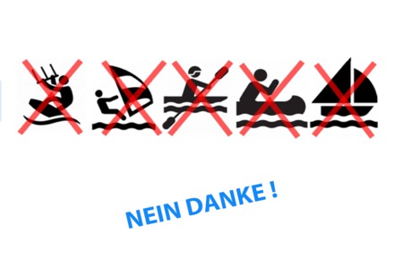 Foto van de petitie:Wassersport an der Knock (Emden) verbieten?