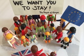 Kép a petícióról:We want you to stay! European solidarity with british people to vote again!