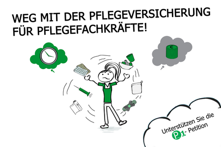 Photo de la pétition :Weg Mit Den Beiträgen Der Pflegeversicherung Für Pflegefachkräfte