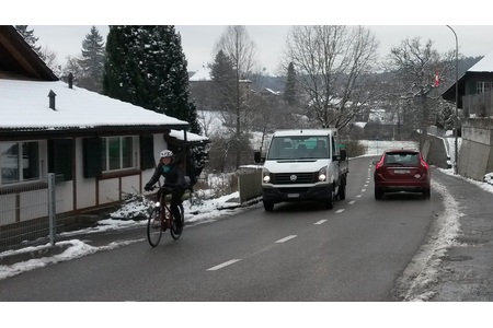 Малюнок петиції:Weniger Durchgangsverkehr und mehr Verkehrssicherheit auf der Stapfenstrasse (Köniz)