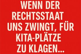 Picture of the petition:Wenn Eltern klagen müssen, um ihr Recht zu bekommen.