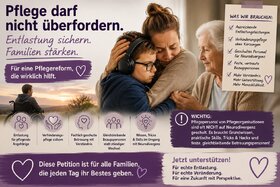 Bild der Petition: Wenn Entlastung gestrichen wird, zerbrechen Familien