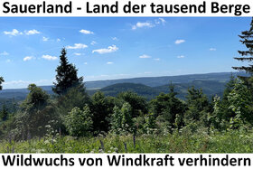 Picture of the petition:Wildwuchs von Windkraftanlagen im Sauerland und ganz NRW verhindern!
