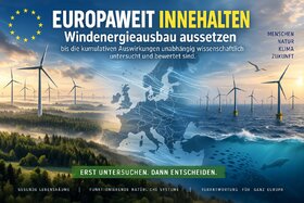 Bild der Petition: Windenergieausbau aussetzen bis zur Klärung der tatsächlichen Auswirkungen