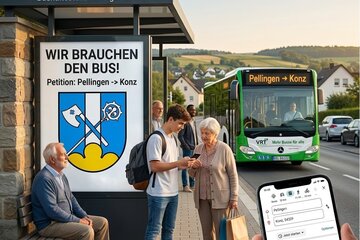A petíció képe Wir brauchen den Bus! Für eine verlässliche Anbindung von Pellingen und Franzenheim nach Konz