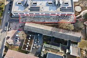 Foto della petizione:Wir brauchen mehr Platz! Schulhof und Neubau der Turnhalle für die Wickerbach-Grundschule gefordert.