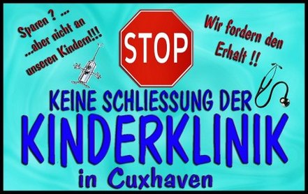 Bild der Petition: Wir fordern den Erhalt der Kinderklinik in Cuxhaven