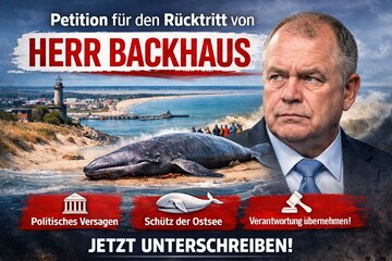 Bild der Petition Wir fordern den Rücktritt von Till Backhaus