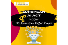 Bild der Petition: European cultural communities call for human centric and culture-friendly AI regulation #AIACT